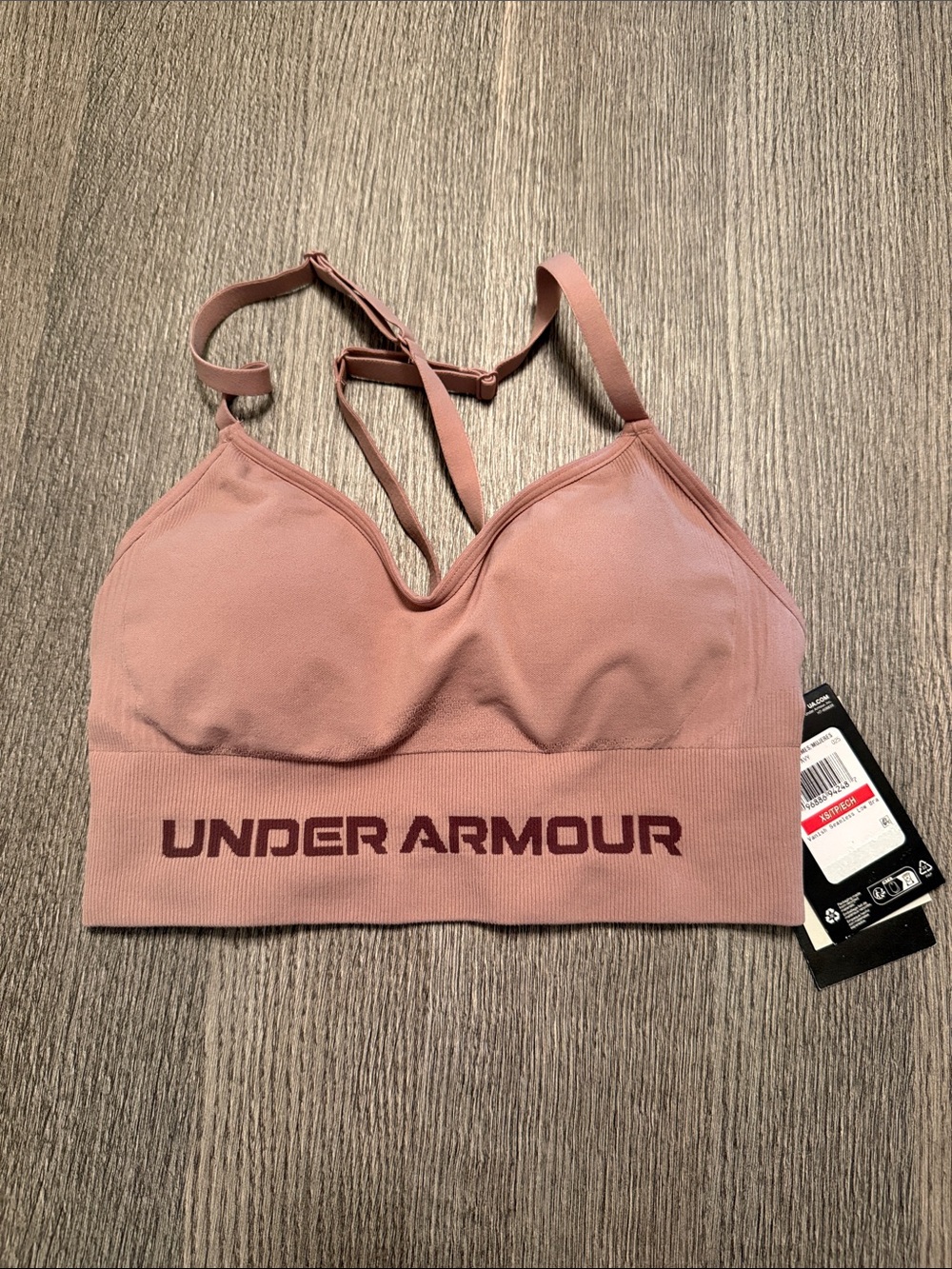 Under Armour Dusty Rose Racerback Sports Bra
